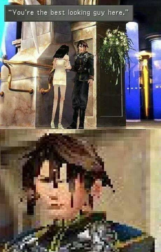 Illustration for article titled Final Fantasy VIII Remaster Addresses A Classic Meme